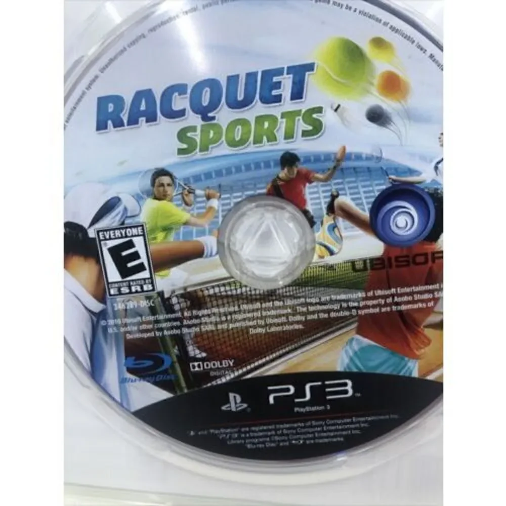*PS3- Racquet Sports For PlayStation 3. Pre Owned.